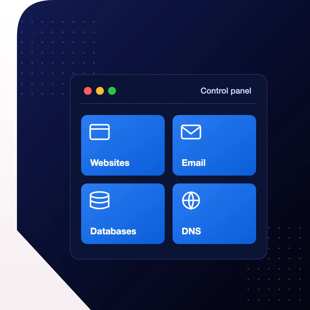 Enhance control panel
