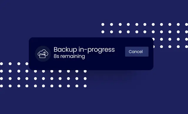 Backup In Progress