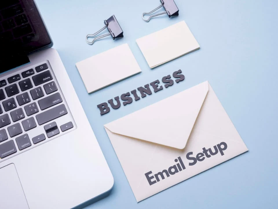 Small business owner planning email hosting
